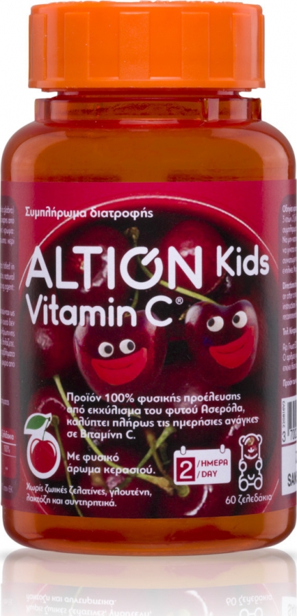 Kids Vitaminc C 60 μασώμενες ταμπλέτες