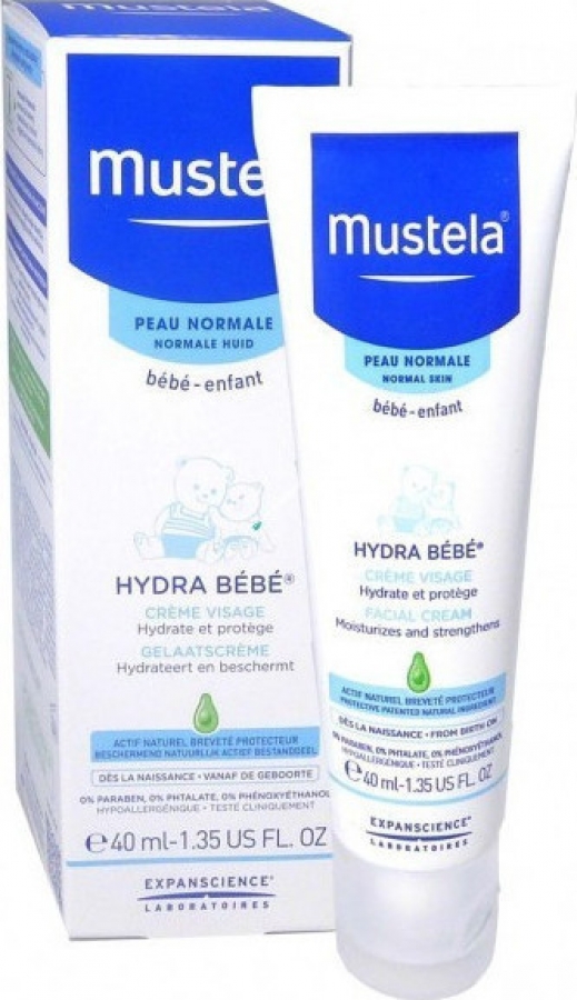 MUSTELA Hydra Bebe Facial Cream Κρέμα Ενυδάτωσης Προσώπου 40ml