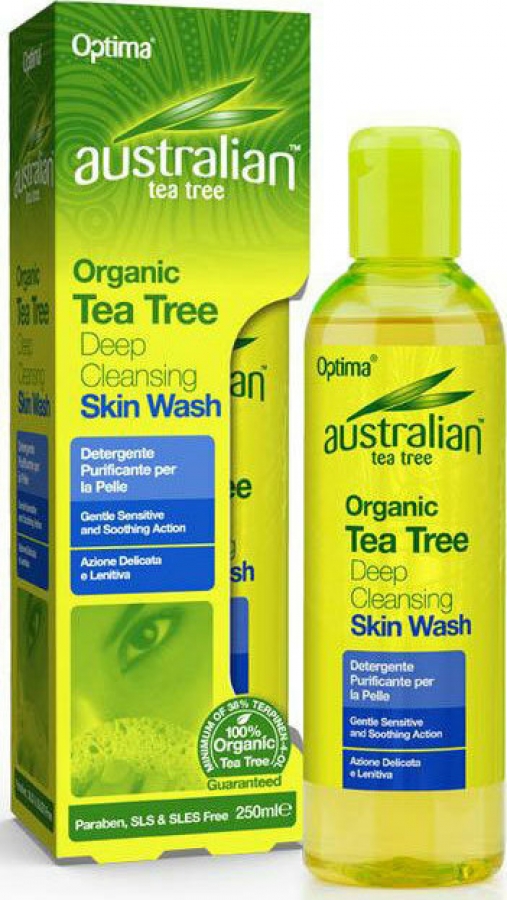 Optima Naturals Tea Tree Deep Cleansing Skin Wash 250ml